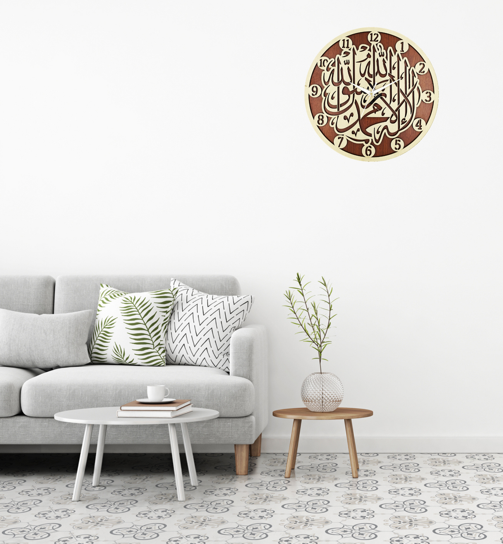 Wooden Silent Non-Ticking Wall Clock for Home Stylish Latest Designer Wall Clock for Home Living Room Bedroom Office Hall - Image 2